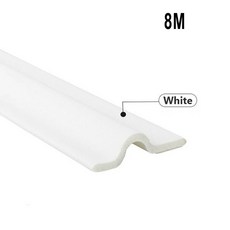 2 8m 창 씰링 스트립 슬라이딩 도어 용 어쿠스틱 폼 Windows 방풍 방음 코튼 씰 갭 사운드, White 8M, 1개