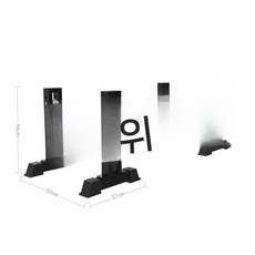 바벨받침대 하드락 선반 헬스장 바벨바 역도 랙, K420-1 데드리프트 버퍼 랙