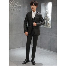 LARGE STORE 經典百搭韓版合身素面西裝褲 西裝長褲 修身西裝褲 男生長褲 休閒長褲 XK007