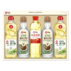 CJ BEKSUL 白雪 簡易料理 C號 油組合+購物袋, 1組