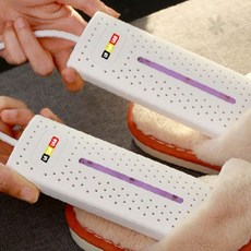 가정용 휴대 전기 열풍 신발 내부 습기 제거 냄새 탈취 건조 장치 운동화 관리, 상세페이지 참조, 신발 건조기(화이트)