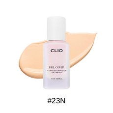 CLIO 珂莉奧 Kill Cover Founwear Foundation 羽霧恆效粉底液, 1個, CLIO完美無瑕粉底液#23N(0956