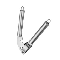 不鏽鋼壓蒜器，輕鬆壓蒜，省時省力，廚房必備, 1個