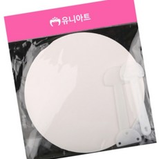 디케이원 취미 부채만들기 흰색 2개 10개입
