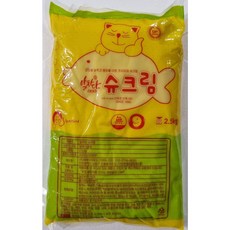 알차당 슈크림 2.5kg 홈 베이킹 재료, 2개