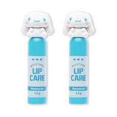 산리오 시나모롤 립밤 2개 피규어 립케어 유아 아기 키즈, 4.5g