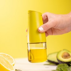 ZUUTII 迷你自動開蓋油醋瓶 - 170mL 多色可選, 1個, 萊姆黃