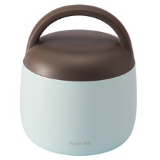 Reach Will 魔法瓶 不鏽鋼午餐罐 500ml, 1個, 天空藍