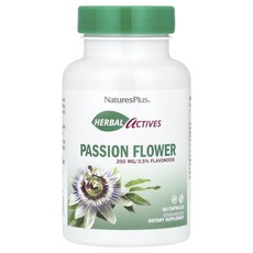네이처스플러스 허브액티브 패션플라워 250mg 60캡슐 시계꽃 플라보노이드 이소비텍신, 60정, 1개