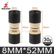 MTB 후면 충격 DU 부싱 8X22 24 32 44 50 52 54 68MM RO SHOX 산악 자전거 부품 알루미늄 합금, 8x52mm 2Pcs, 2개