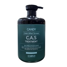 씨투엠 C2M 캔디 카스 트리트먼트 /염색 모발 헤어팩 대용량 전후처리, 1개, 1000ml