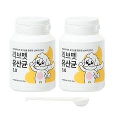리브펫 반려동물 영양제 3.0, 60g, 장건강/유산균, 2개