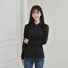 생활복 교복몰 클래식 기본 면 카라 긴팔T (소재 면) (여자)