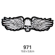 와펜 DIY 자수 패치 와펜모음 열부착식와펜, 4개, 와펜 패치 971번