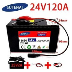 24v 120A 리튬 이온 18650 배터리 전기 자동차 팩 21V- 35Ah 내장 BMS 고전류, 02 100000mAh