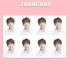 臺灣出貨 正版 章昊ID PHOTO證件照 ZB1週邊一寸照片 脣釉證件照 MCD逆應援, 1個, 3