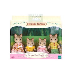(선물완구) 토이트론 실바니안패밀리 5180 줄무늬 고양이 가족, 1개