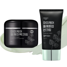 마미케어 들깨 미백 크림 80g + 들깨 미백 선크림 50ml, 1세트