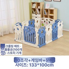 투앤코 휴대용베이비룸 아기 아기안전문 베이비룸, 1개, 프로모션 모델 고정형 133x100cm