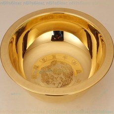 巨匠工廠廠家直銷中式黃銅洗臉盆銅臉盆36-40cm婚慶臉盆手工銅盆, 金色,36#紫銅龍鳳2.8