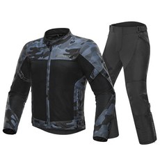 夏季摩托車騎行服賽車防摔拉力服網眼透氣戶外公路機車騎行服套裝