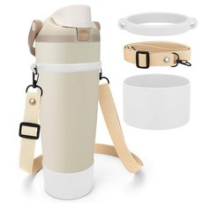 Mity rain Owala Freesip 30 1.2L40온스 액세서리용 스트랩이 있는 물병 홀더 부츠가 캐리어 슬링 백 남성 여성 하이킹 캠핑 여행용 옐로우 166528