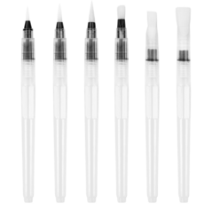 니드잇템 워터브러쉬 6종 세트, 1세트