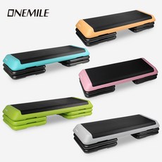 스텝박스 발바꾸기 운동 발판 점프대 홈트 민트-110x41cm(지지대 없음), 어린이 A형 68CM 옐로우+그레이