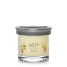 양키캔들 YANKEE CANDLE 아로마 촛불 시그니처 텀블러 S 얼음 딸기 레모네이드 딸기와 레몬 자몽을 믹스한 상쾌한 향기 연소 시간 약 20~30시간 아로마 향수 촛불 램프, 1개, 1g, 상세페이지 참조