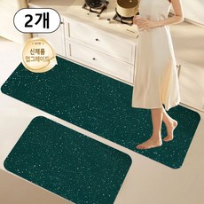 Firina 다용도 규조토 발매트 강력 흡수 빠른 건조 미끄럼방지 욕실 주방 겸용 매트 1+1, 크림×40×60cm+40×120cm×1 세트, 1개