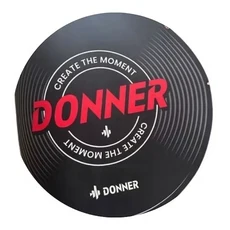 Donner 電子鼓專用圓形地毯 止滑地毯, 1個, DONNER 鼓毯