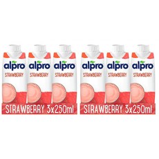 Alpro 영국 알프로 딸기 소이 두유 바리스타, 250ml