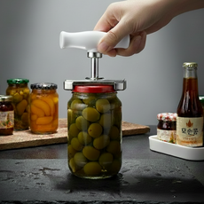 담하온 힘 절약 만능 병따개 잼뚜껑 오프너, 1개, 화이트