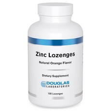 Douglas Labs 鋅 天然柳橙味喉糖, 1個, 100錠