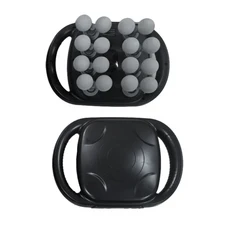 16 헤드 근막 총 마사지 고주파 진동 바디 넥 허리 기계 어깨 휴식 장치, 01 black