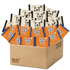 찹쌀 누룽지 스낵 혼합 20개 (스위트 + 검은콩 무가당 ) 개별포장
