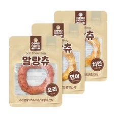 굿프랜드 말랑츄링 강아지 애견간식 3종콤보 10g X 30개, 1세트, 3종