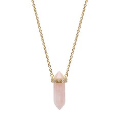 니알라야주얼리 자수정 펜던트 체인 네크리스