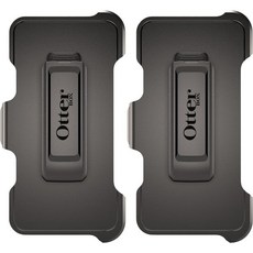 오터박스용 홀스터 벨트 클립 오터박스 디펜더 시리즈 애플 아이폰 8 PLUS 7 6s 6 단독 블랙 비소매 포장 독립형 사용 불가 2PACK