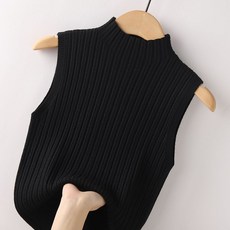 VIVA MOVE 여름 여성 골프웨어 냉장고 나시 여자 숏 이너 이너 이너 나시 슬림 민소매 티셔츠 이너 나시 솔리드 터틀넥 민소매 상의