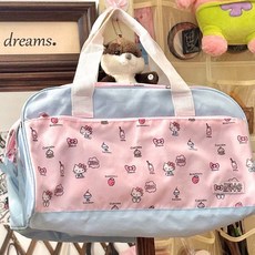 Hello Kitty 헬로키티 레저 여행 골프 스포츠 다용도 대용량 보스턴백