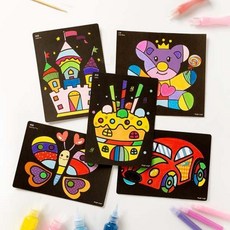 민화샵 샌드아트패키지박스 24색, 24색50도안, 1개