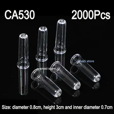 실험실 플라스틱 컵 PS 컨테이너는 71507060 시리즈 생화학 분석기 큐벳 일회용 큐벳과 일치합니다., 11 CA530 2000Pcs