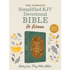 (영문도서)The Barbour Skjv Devotional Bible for Women: Worry Less Pray More: Feat... Imitation Leather, Barbour Publishing, English, 9798891512979