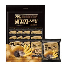 리얼생감자스틱 트러플맛 포테이토스낵 대용량 과자 360g, 1개
