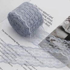 에떼리본 레이스원단 4.5cmX9M 1롤 10야드 E03