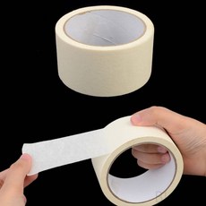 다용도 페인트 보양비닐 칠보호 카바링 고정 종이테이프 50mm