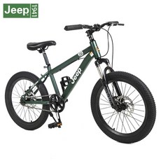 [포레버] 해왜구매대행 지프어린이 자전거 7단변속 20인치 22인치 일체형휠 주니어자전거 [국내배송 착불], 일반휠변속없음, B그린, 1개
