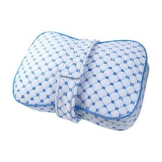 임산부 다리 베개 무릎 지지 스트랩 고정 메모리폼 옆잠 다리클립, 35x23x10, 아이스 블루