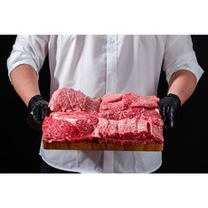 ++1등급 한우 갓성비세트 투뿔 소고기 구이용, 1개, 갈비살+특수부위300g